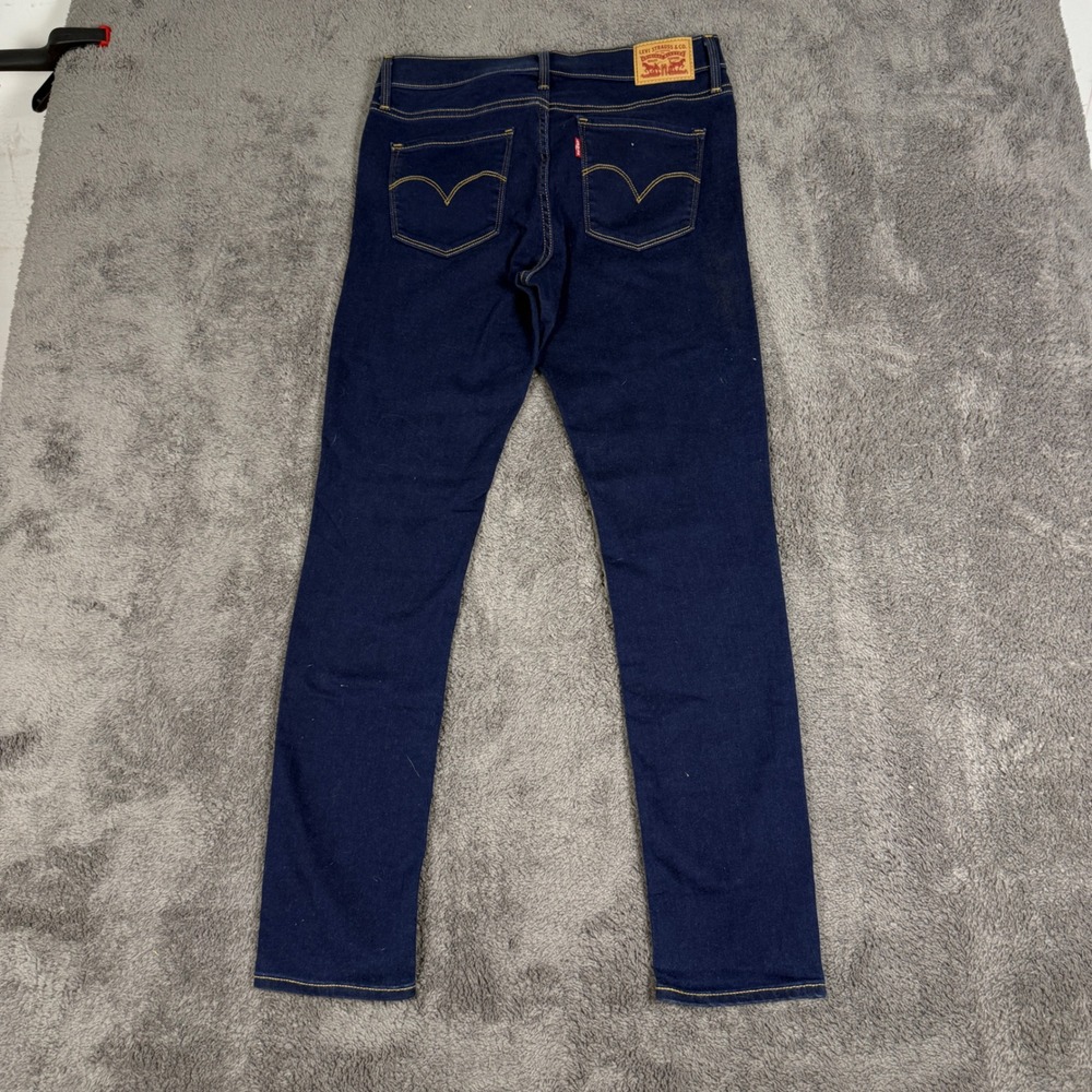 Levi's Skinny Jeans Women 31 Blue Excellent Dark Wash Stretch Denim